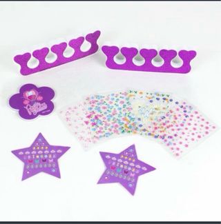 Maletín de manicura infantil con unicornios