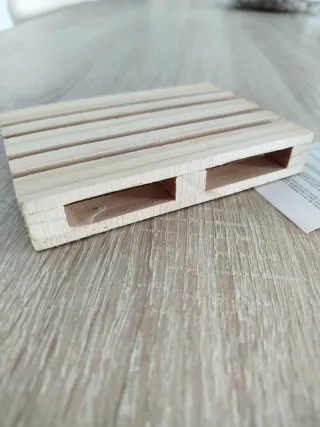 Juego de posavasos de madera