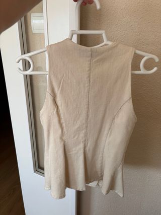 Chaleco Zara Peplum