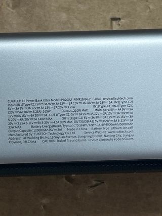 CUKTECH 15 Ultra Power Bank 20000mAh,#N01070