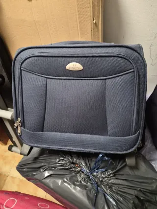 Maleta de cabina tipo trolley azul