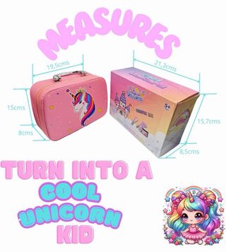 Maletín Maquillaje Infantil Unicornio