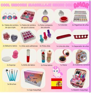 Maletín Maquillaje Infantil Unicornio