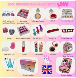 Maletín Maquillaje Infantil Unicornio