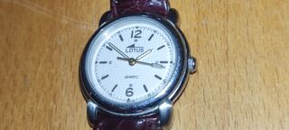 Reloj Lotus Vintage Quartz – Acero y Piel