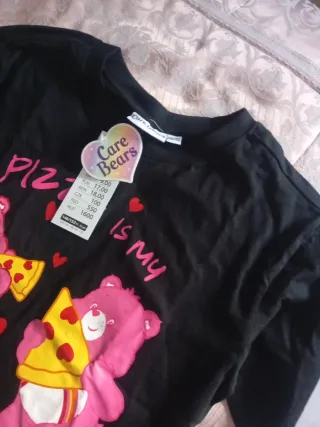 Camiseta Niña Care Bears Pizza San Valentín T.11-1