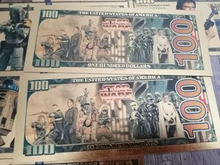 Biglietti da collezione Star Wars da 100 dollari