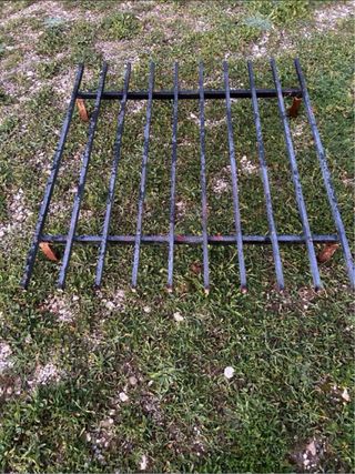 Reja metálica para jardín