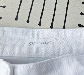 Falda blanca Cache Cache Talla 34, XS