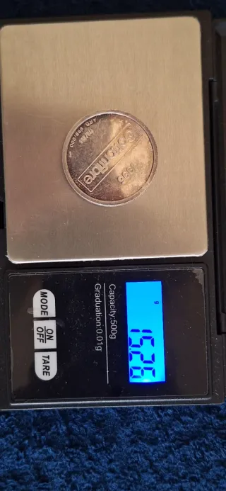 Moneda Plata 999 15.2g Cottonfibre 1995