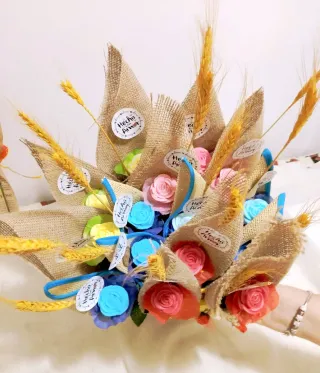 Pack 2 Rosas de Jabón Hecho con Amor