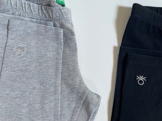 Set 2 Leggings Benetton Bambina 5/6 Anni
