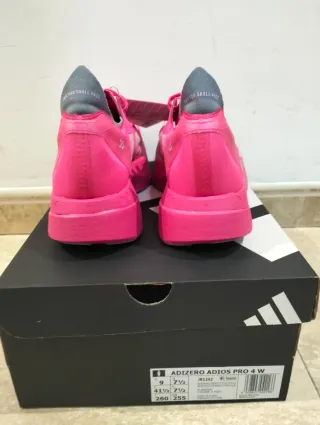 Adidas Adizero Adios Pro 4W Rosa Talla 41 1/3