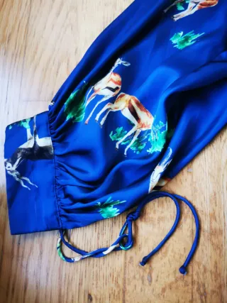 Vestido Zara estampado ciervos