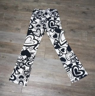 Pantalón Moschino Jeans Estampado Blanco y Negro