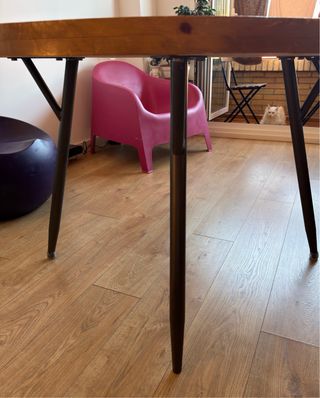Mesa redonda Maisons du monde 120 cm de madera