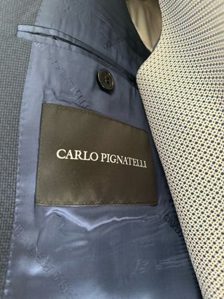 Traje de boda DI PACSO gris y azul