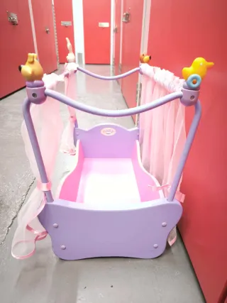 Cuna Baby Born con dosel