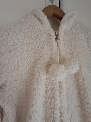 Pijama unicornio niña blanco