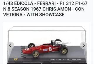 Chiedere la disponibilita..Edicola Ferrari F1 1/43