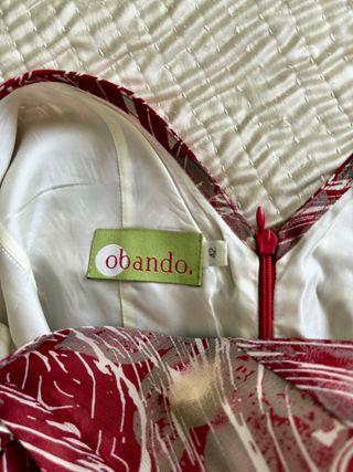 Vestido Obando Talla 42 Estampado