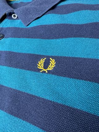 Fred Perry Striped Polo Shirt M