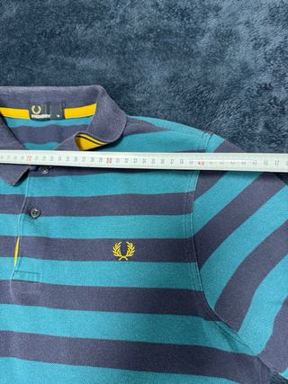 Fred Perry Striped Polo Shirt M