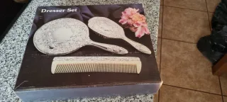 Set Tocador Vintage plata