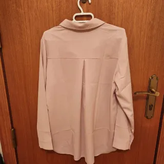 Camisa rosa Zitiki manga larga cuello V T. S