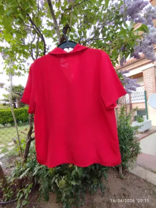 Blusa/Camisa Roja Talla 46