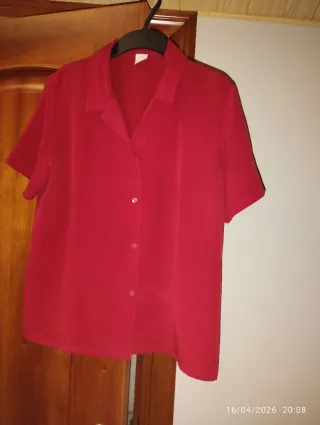 Blusa/Camisa Roja Talla 46