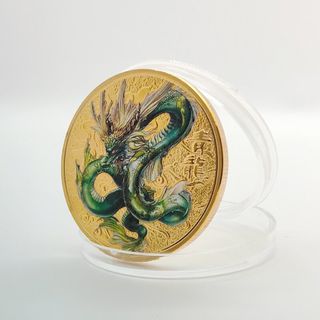 4 MONEDAS DE 40 MM DE ANIMALES MITOLÓGICOS