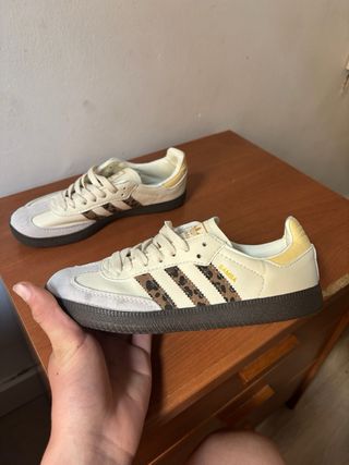Adidas Samba OG Leopardo Beige Marrón