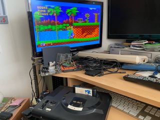 Sega Mega Drive Console con Sonic