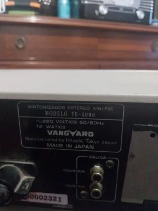 Amplificador Vangyard AE-4800 y Sintonizador TE-50