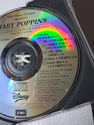 CD Mary Poppins Banda Sonora Original