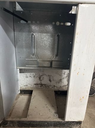 Cocina de gas blanca