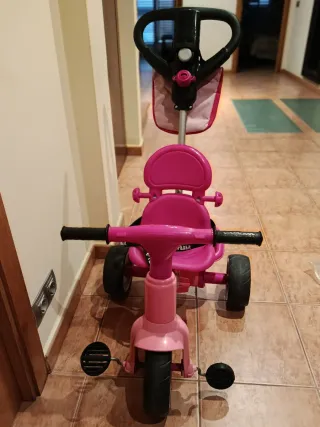 Triciclo infantil rosa