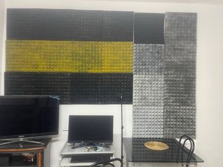 Paneles acústicos y esponjas acústicas artesanales