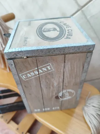 Caja de café vintage Café Cuba