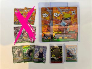 Colección Cartas Naruto Mythos TCG