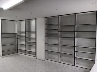 Estanterías blancas modulares 5,10 x 2,30