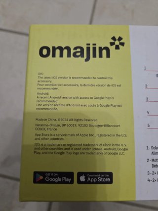 Telecamera solare WiFi Omajin Nuova
