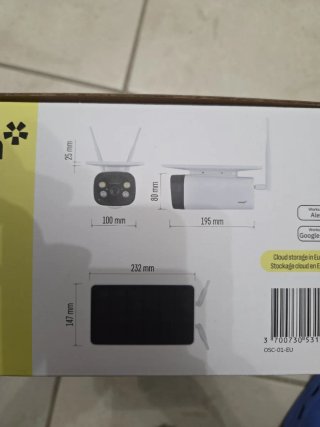 Telecamera solare WiFi Omajin Nuova