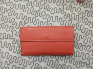 Monedero billetero color Coral