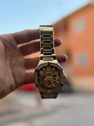 Reloj Guess Duke Dorado y Negro