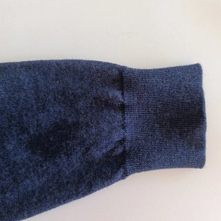 Cárdigan Emidio Tucci 100 Lana Merino Azul Lavable