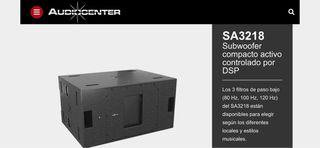 Equipo de sonido Subwoofer Audiocenter SA3218
