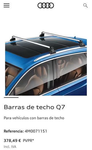 Baúl portaequipajes Audi 430L