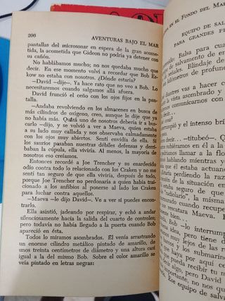 Libro Aventuras bajo el mar Ed Novaro México 1970